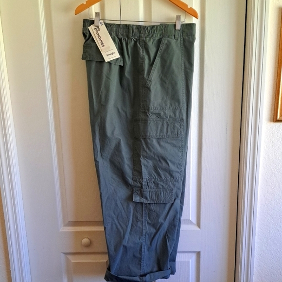 Cargo Pants Forest Green Women's - Picture 1 of 8